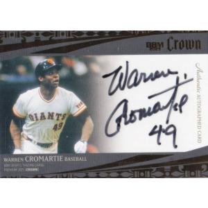 【直筆サイン 横版 29/39】BBM ウォーレン・クロマティ 読売ジャイアンツ (プレミアムインサートカード/プロ野球) プレミアム2025 CROWN