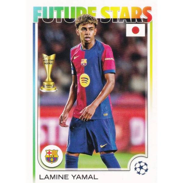 UEFA サッカーカード 27 Lamine Yamal FC Barcelona (ベースカード)
