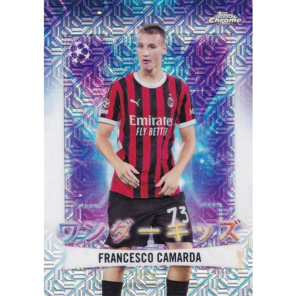 UEFA サッカーカード WK-19 Francesco Camarda AC Milan (インサ...