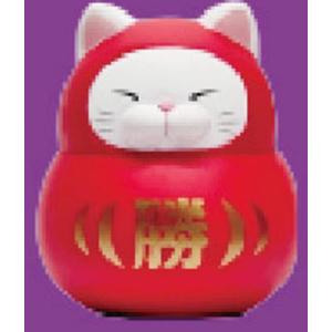 【もちお】ひげまんじゅう招き猫フィギュア六