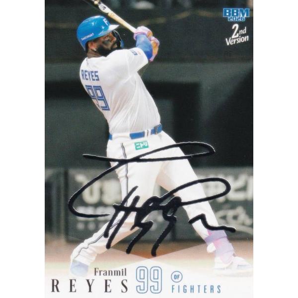 【銀箔サイン版】BBM ベースボールカード 408 レイエス 北海道日本ハムファイターズ (レギュラ...
