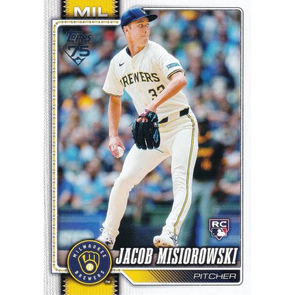 MLB ベースボールカード 10 Jacob Misiorowski ミルウォーキー・ブルワーズ (...