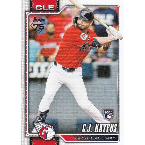 MLB ベースボールカード 35 C.J. Kayfus クリーブランド・ガーディアンズ (BASE...