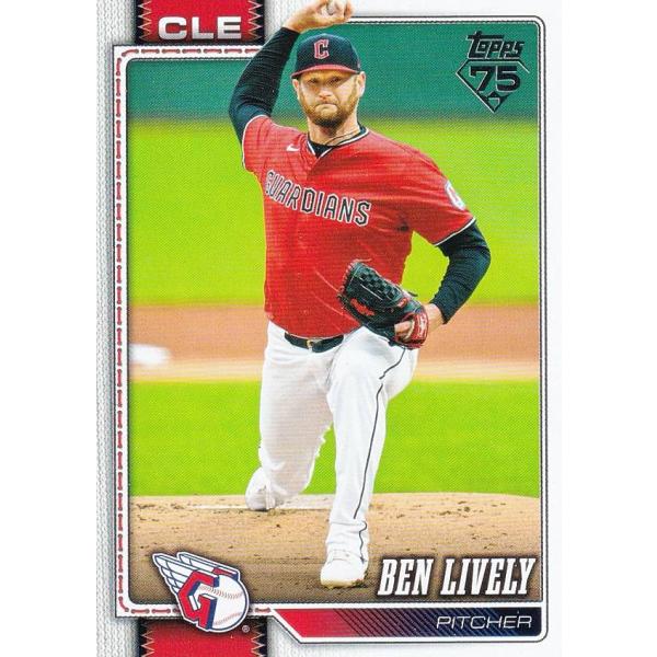 MLB ベースボールカード 109 Ben Lively クリーブランド・ガーディアンズ (BASE...