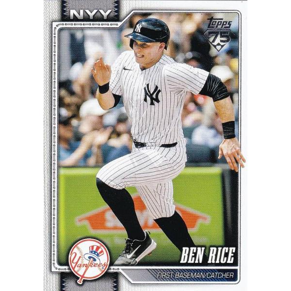 MLB ベースボールカード 133 Ben Rice ニューヨーク・ヤンキース (BASE/BASE...