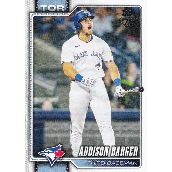 MLB ベースボールカード 241 Addison Barger トロント・ブルージェイズ (BAS...