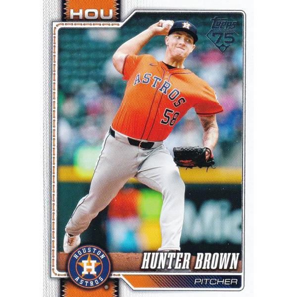 MLB ベースボールカード 264 Hunter Brown ヒューストン・アストロズ (BASE/...