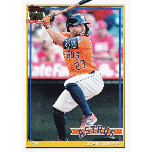 MLB ベースボールカード T91-7 Jose Altuve ヒューストン・アストロズ (INSE...