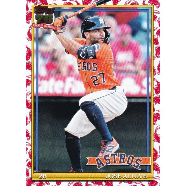 MLB ベースボールカード T91-7 Jose Altuve ヒューストン・アストロズ (INSE...