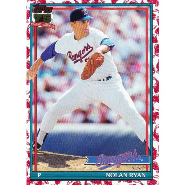 MLB ベースボールカード T91-97 Nolan Ryan テキサス・レンジャーズ (INSER...