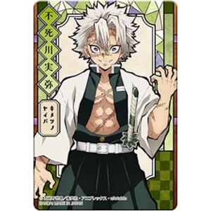 P2-20 伊黒小芭内 (ノーマル) 】 鬼滅の刃 ステンドグラスカード