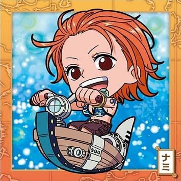 【SW7-15 ナミ (N ノーマル) 】にふぉるめーしょん ワンピース大海賊シールウエハースLOG...