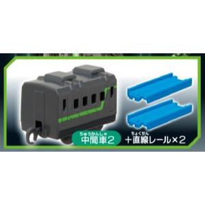 【ファントムシンカリオン（中間車2）+直線レール×2】カプセルプラレール シンカリオン チェンジ ザ ワールドVer. ファントムシンカリオン