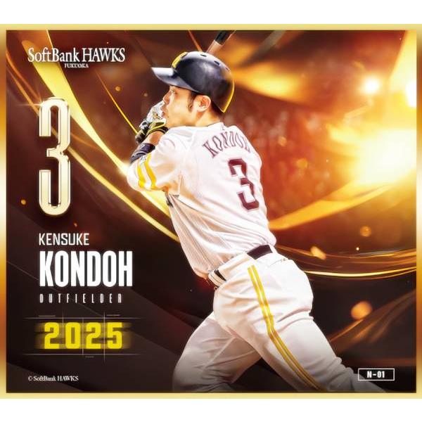 【N-01 近藤健介 (ノーマルmini色紙) 】 福岡ソフトバンクホークス〜2025〜 トレーディ...