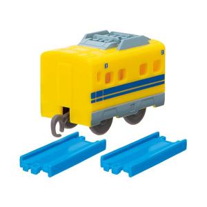 【923形ドクターイエロー中間車＋直線レール2】カプセルプラレール ドクターイエロー大集合スペシャル