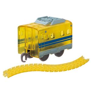 【923形ドクターイエロー クリアver.中間車＋まがレール】カプセルプラレール ドクターイエロー大集合スペシャル