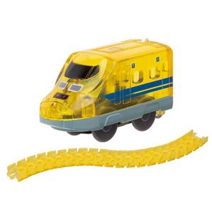 【923形ドクターイエロー クリアver.後尾車＋まがレール】カプセルプラレール ドクターイエロー大集合スペシャル