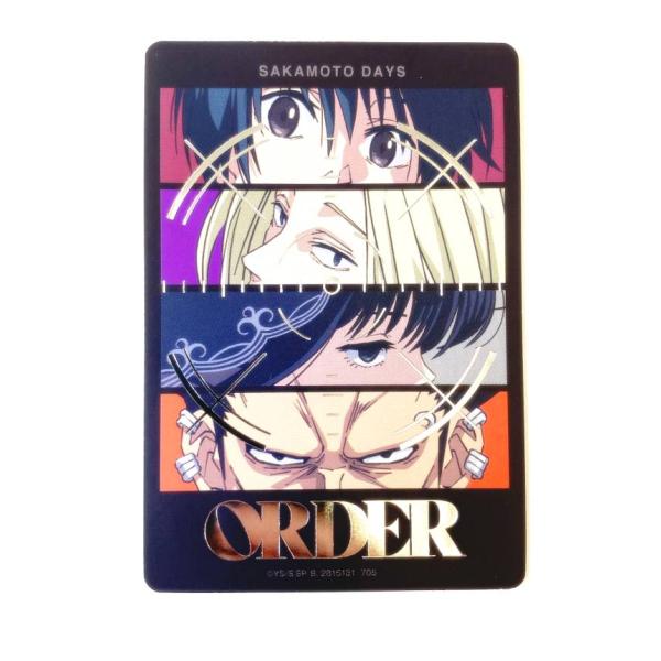 【[銀箔仕様] ORDER (シークレット) 】モバイルステッカーコレクション SAKAMOTO D...