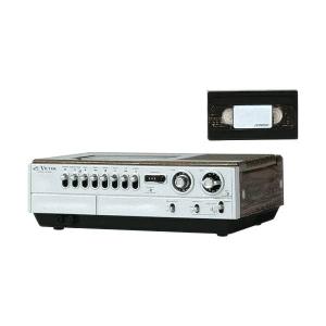 【VHSビデオカセッター (HR-3300) + VHSテープ】 Victor ヒストリカル ミニチュアコレクション