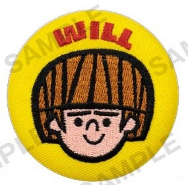 【ウィル】Netflixシリーズ ストレンジャー・シングス 未知の世界 刺繍缶バッジ