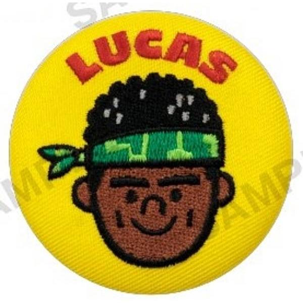 【ルーカス】Netflixシリーズ ストレンジャー・シングス 未知の世界 刺繍缶バッジ