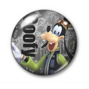 グーフィー ノーマル グリーン WDW限定 ラージサイズ 缶バッジ 缶