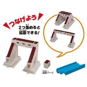 【つながるこせん橋+直線レール】カプセルプラレール わくわく乗り継ぎ!特急&普通列車編