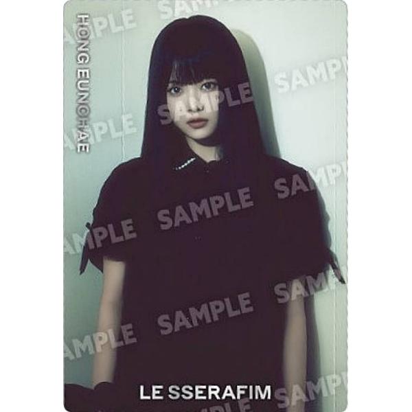 【[箔押し仕様] R-15 ホン・ウンチェ (レアシール) 】LE SSERAFIM ‘CRAZY’...