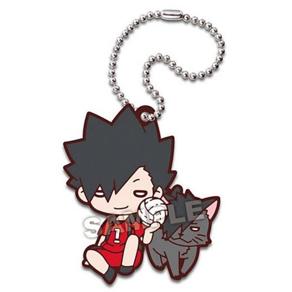 【黒尾鉄朗＆クロオネコ】にとたん ハイキュー!! マスコットといっしょ キーホルダー