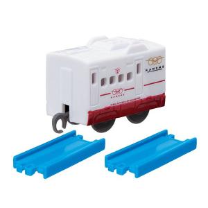 【西九州新幹線かもめ（中間車）＋直線レール×2】カプセルプラレール 人気者新幹線大集合編