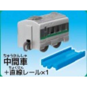 【400系新幹線（中間車）+直線レール1本】カプセルプラレール 過去と未来が交錯する今昔物語編