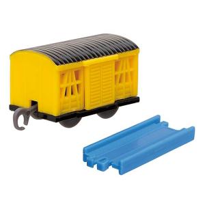 【扉付貨車＋直線レール】カプセルプラレール きかんしゃトーマス みんなでGO!編