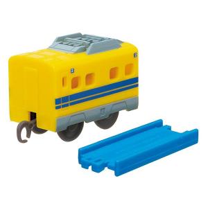 【923形ドクターイエロー中間車＋直線レール】カプセルプラレール 25周年特別版 大活躍!はたらく車両編