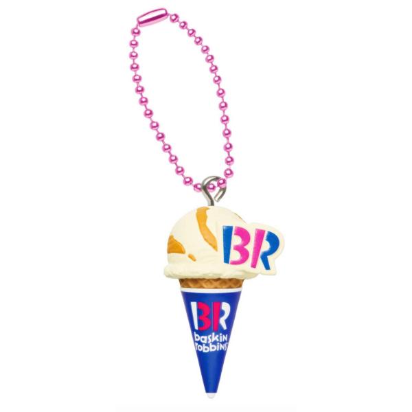 【1.キャラメルリボン（シングルコーン）】 サーティワン アイスクリーム マスコットつきグミ2 ※マ...