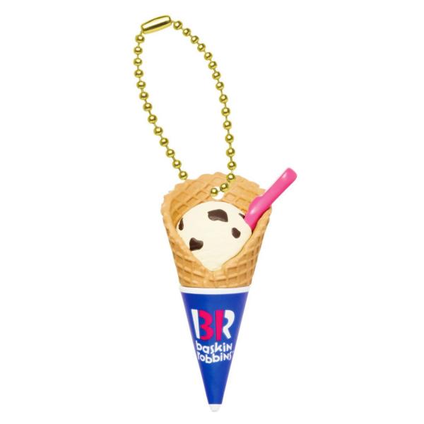 【6.クッキーアンドクリーム（ワッフルコーン）】 サーティワン アイスクリーム マスコットつきグミ2...