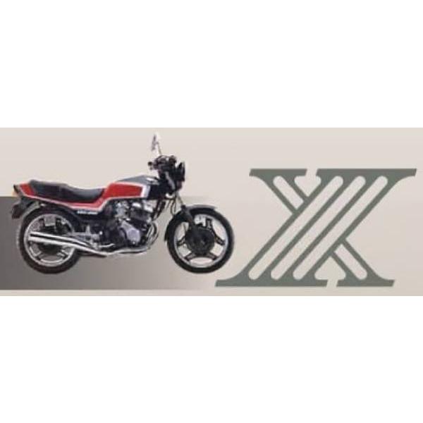 【‘84CBX400F　ブラック/レッド 車体＆Xマーク】HONDA CBX400F バイク&amp;タンク...