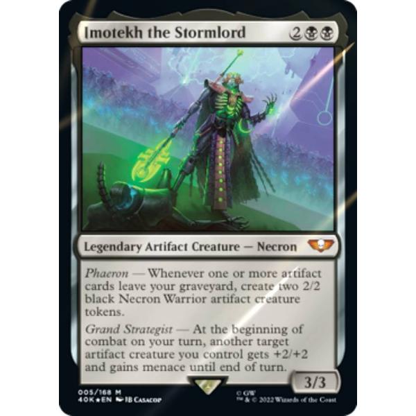 【サージ・FOIL】マジックザギャザリング 40K EN 005 Imotekh the Storm...