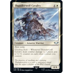 【サージ・FOIL】マジックザギャザリング 40K EN 016 Thunderwolf Cavalry (英語版 アンコモン) 統率者デッキ：Warhammer 40,000 Collector's Edition｜lead-netstore