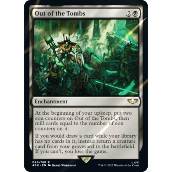 【サージ・FOIL】マジックザギャザリング 40K EN 046 Out of the Tombs ...