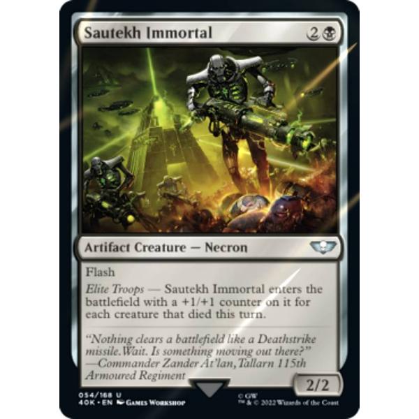 【サージ・FOIL】マジックザギャザリング 40K EN 054 Sautekh Immortal ...