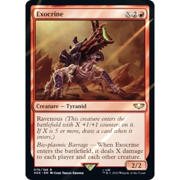 【サージ・FOIL】マジックザギャザリング 40K EN 076 Exocrine (英語版 レア)...