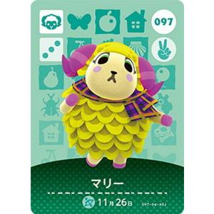 どうぶつの森 amiiboカード 第1弾 【097】マリー : ゴールデン