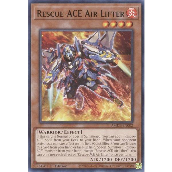 遊戯王 AMDE-EN002 Ｒ−ＡＣＥエアホイスター Rescue-ACE Air Lifter ...