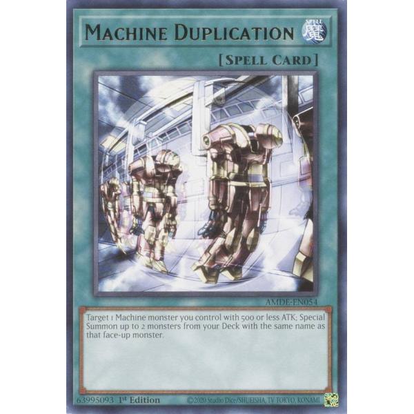 遊戯王 AMDE-EN054 機械複製術 Machine Duplication (英語版 1st ...