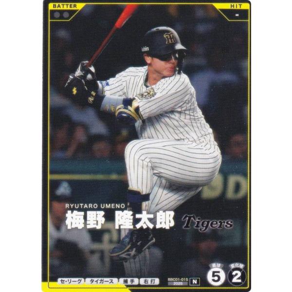 プロ野球 ファンスターズリーグ BBC01-015 梅野 隆太郎 阪神タイガース (N ノーマル)