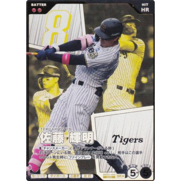 【パラレル】プロ野球 ファンスターズリーグ BBC01-005 佐藤 輝明 阪神タイガース (SR☆...