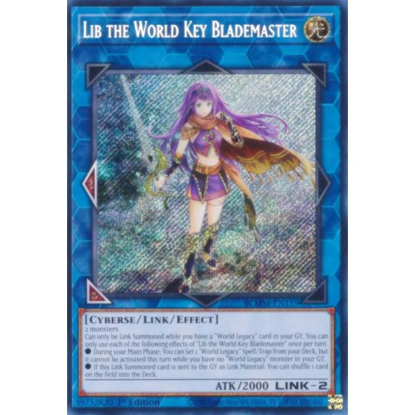 遊戯王 BLMM-EN159 星鍵士リイヴ (英語版 1st Edition シークレットレア)