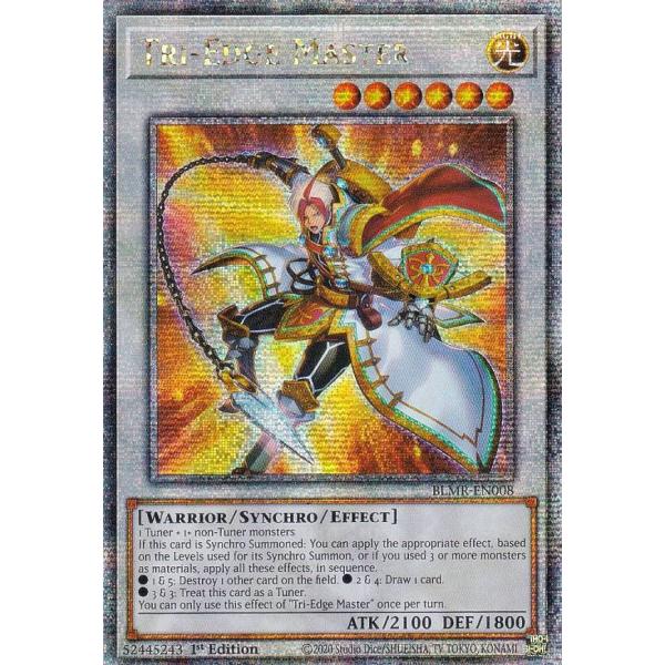 遊戯王 BLMR-EN008 トライエッジ・マスター Tri-Edge Master (英語版 1s...