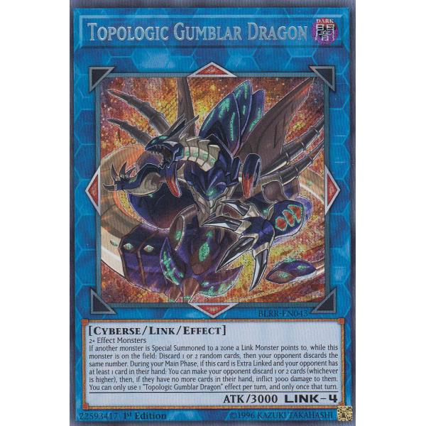 遊戯王 BLRR-EN043 トポロジック・ガンブラー・ドラゴン Topologic Gumblar...