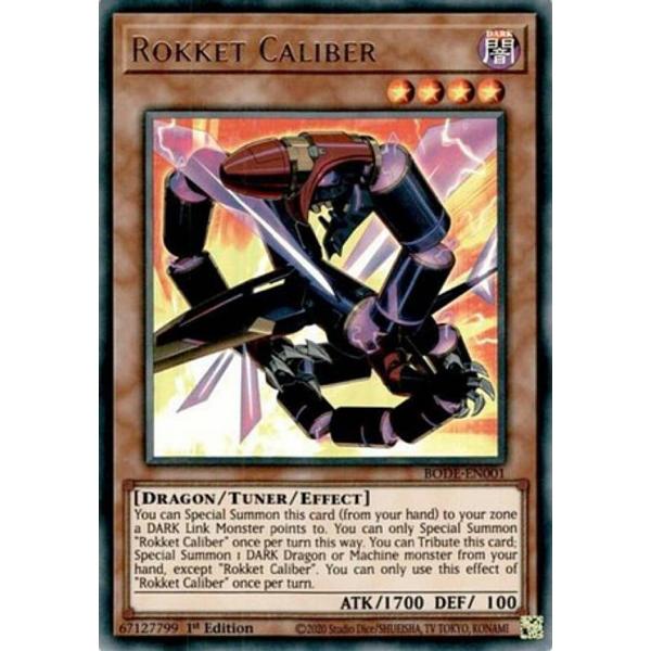遊戯王 BODE-EN001 ヴァレット・キャリバー Rokket Caliber (英語版 1st...